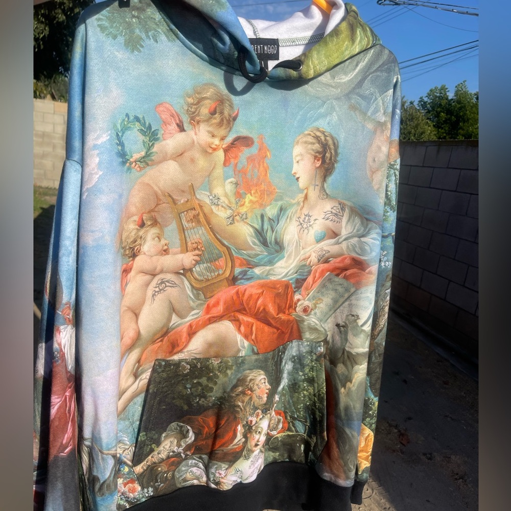 Current Mood Multicolor Artistic Sweater